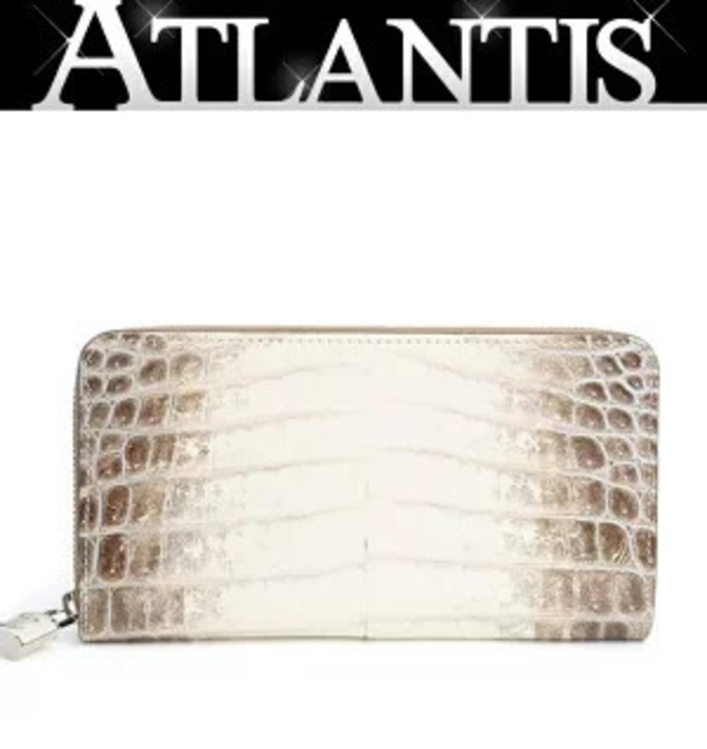 Louis Vuitton Zippy Wallet Round Zip Long Crocodile Sahara